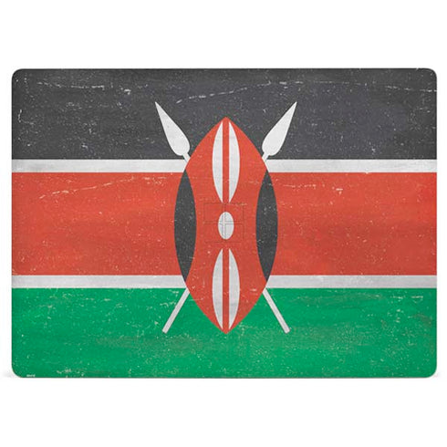 Kenya Flag Distressed Surface Laptop 2 Skin